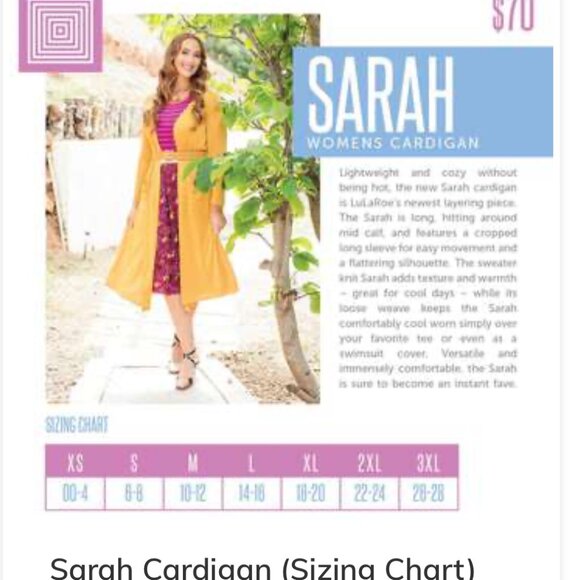 💖 NEW LOWER PRICE 💖~
LulaRoe Sarah - Picture 6 of 6